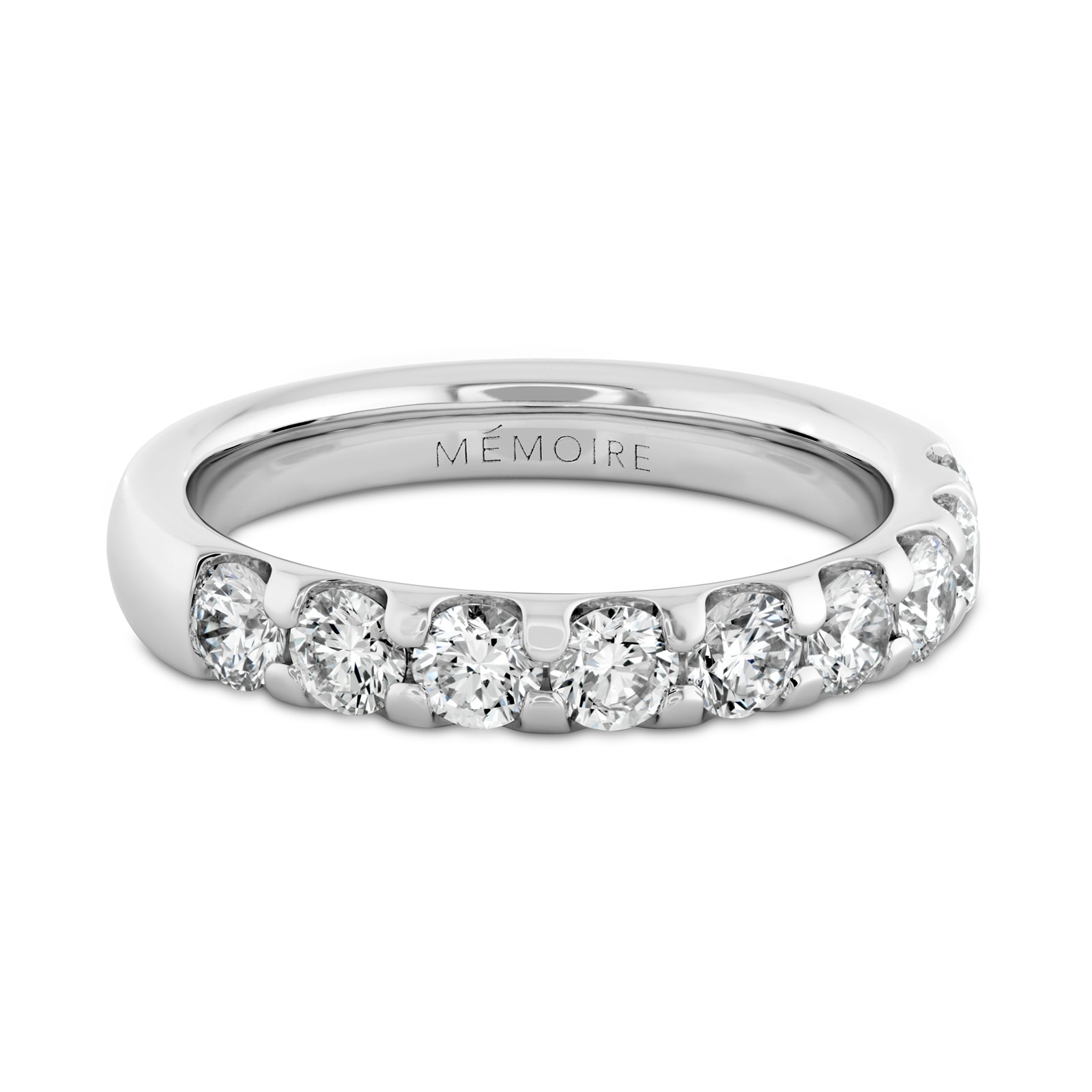 Mayors Platinum 0.98cttw Brilliant Cut Diamond Odessa 9 Stone Eternity Band Size 6.5 Mayors Platinum 0.98cttw Brilliant Cut Diamond Odessa 9 Stone Eternity Band Size 6.5