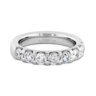 Mayors Platinum 1.50cttw Brilliant Cut Diamond Odessa 9 Stone Eternity Band Size 6.5 Mayors Platinum 1.50cttw Brilliant Cut Diamond Odessa 9 Stone Eternity Band Size 6.5
