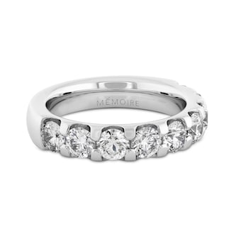 Mayors Platinum 1.99cttw Brilliant Cut Diamond Odessa 9 Stone Eternity Band Size 6.5 Mayors Platinum 1.99cttw Brilliant Cut Diamond Odessa 9 Stone Eternity Band Size 6.5