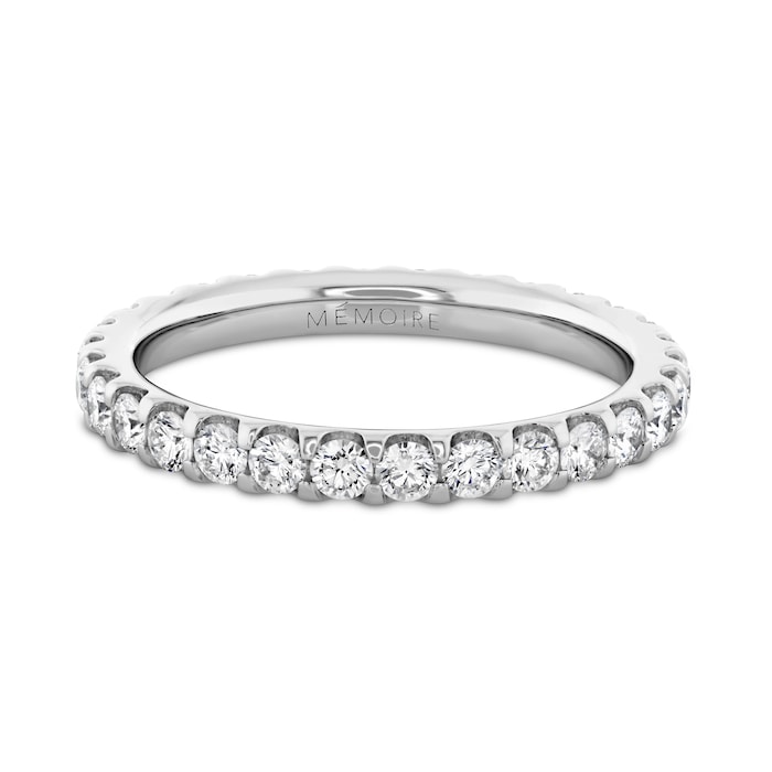 Mayors Platinum 0.88cttw Brilliant Cut Diamond Odessa Full Eternity Band Size 6.5