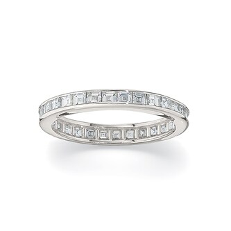 Betteridge Platinum 1.80cttw Diamond Full Eternity Band Size 6.25