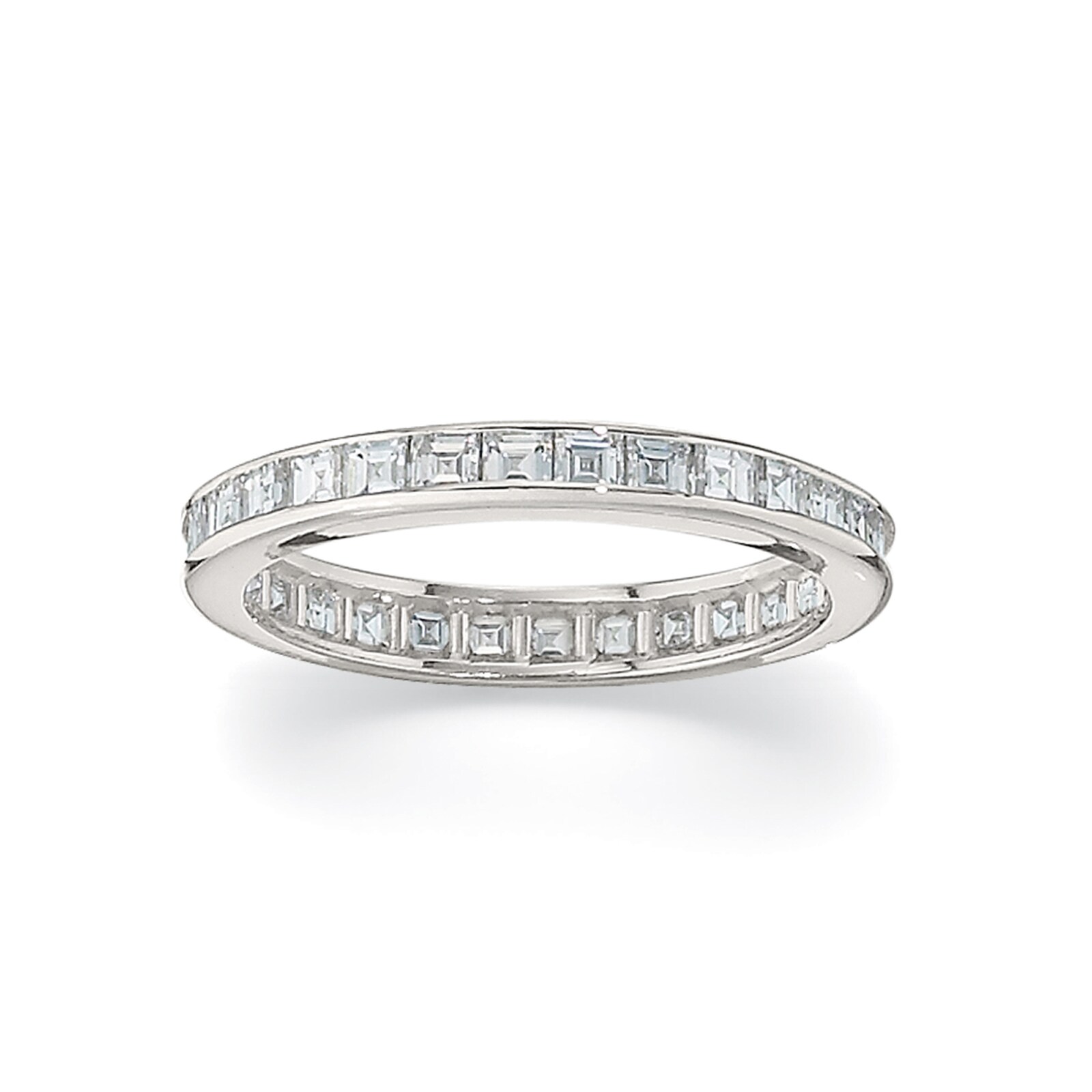Betteridge Platinum 1.80cttw Diamond Full Eternity Band Size 6.25
