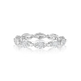 Betteridge 18k White Gold 2.00cttw Marquise Cut Full Eternity Band