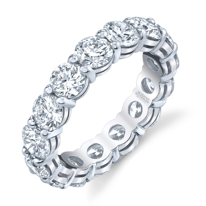 Betteridge Platinum 4.62cttw Brilliant Cut Diamond Eternity Band