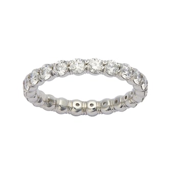 Betteridge Platinum 1.52cttw Brilliant Cut Diamond Full Eternity Band Size 6 Betteridge Platinum 1.52cttw Brilliant Cut Diamond Full Eternity Band Size 6