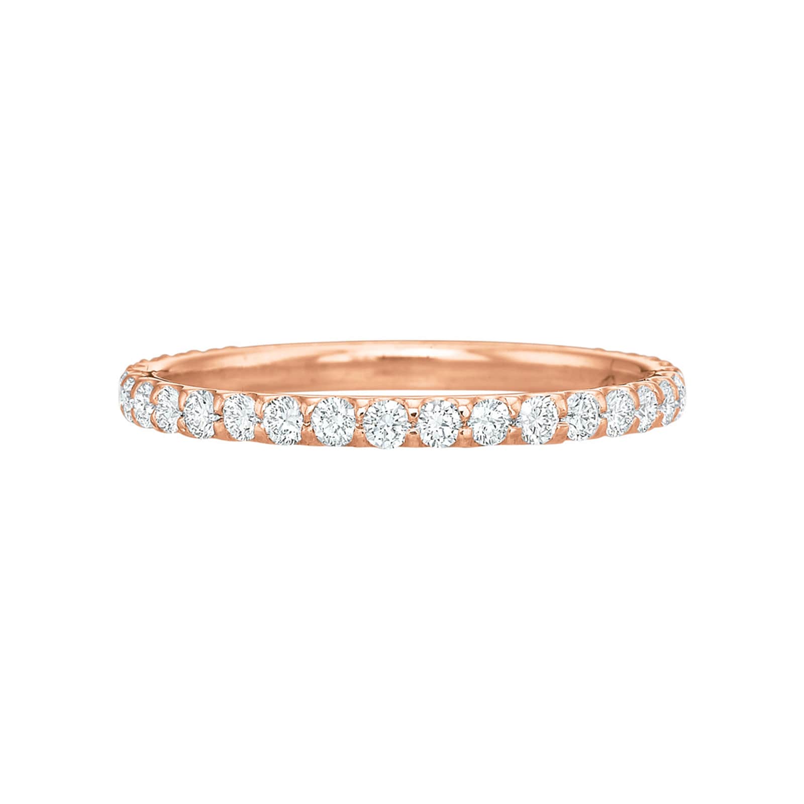 Betteridge 18k Rose Gold 0.50cttw Brilliant Cut Diamond Eternity Band Size 6