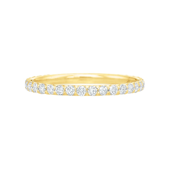 Betteridge 18k Yellow Gold 0.50cttw Brilliant Cut Diamond Eternity Band Size 6