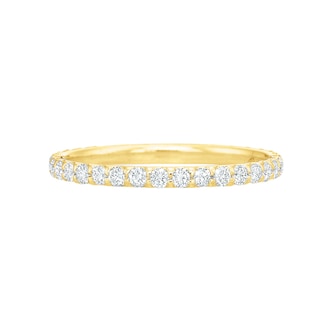 Betteridge 18k Yellow Gold 0.50cttw Brilliant Cut Diamond Eternity Band Size 6