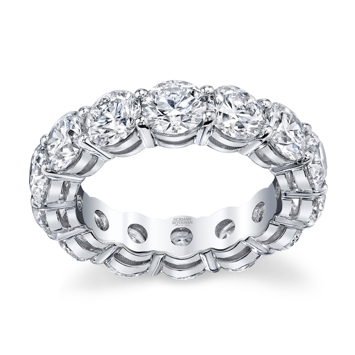 Betteridge Platinum Gold 5.01cttw Brilliant Cut Diamond Eternity Band