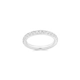 Platinum 1.00cttw Diamond 30 Stone Full Eternity Ring