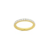 18K Yellow Gold 1.00cttw Diamond 30 Stone Full Eternity Ring