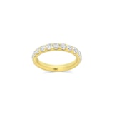 18K Yellow Gold 2.00cttw Diamond 22 Stone Full Eternity Ring