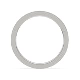 Royal Asscher Platinum Round Cut 0.84cttw Diamond Full Wedding Band