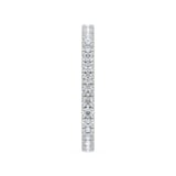 Royal Asscher Platinum Round Cut 0.68cttw Diamond Full Wedding Band