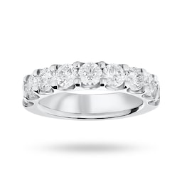 06504246 - 18 Carat White Gold 2.10 Carat Brilliant Cut Half Eternity
