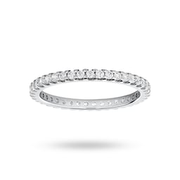 06504495 - Platinum 0.50 Carat Brilliant Cut Claw Set Full Eternity Ring