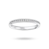 Goldsmiths Platinum 0.33 Carat Brilliant Cut Channel Set Full Eternity Ring - Ring Size H