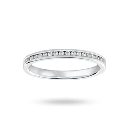 06504683 - 18 Carat White Gold 0.33 Carat Brilliant Cut Channel Set Full Eternity Ring