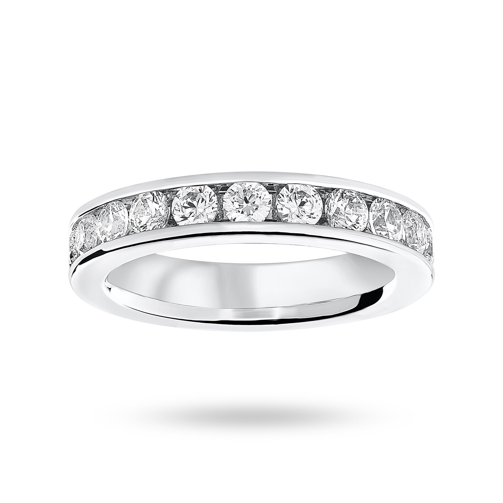 Best Luxury 
Platinum 2.00 Carat Brilliant Cut Channel Set Full Eternity Ring