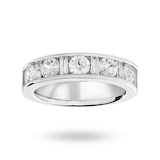 Mappin & Webb 18 Carat White Gold 1.45 Carat Dot Dash Half Eternity Ring