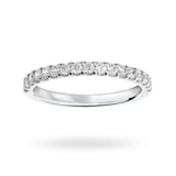 Mappin & Webb 18 Carat White Gold 0.33 Carat Brilliant Cut Half Eternity