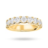 Mappin & Webb 18 Carat Yellow Gold 2.10 Carat Brilliant Cut Half Eternity