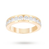 Mappin & Webb 18 Carat Rose Gold 0.75 Carat Brilliant Cut Half Eternity