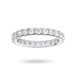 06505657 - 18 Carat White Gold 1.50 Carat Brilliant Cut Claw Set Full Eternity Ring