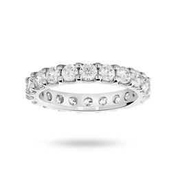 06505663 - Platinum 2.00 Carat Brilliant Cut Claw Set Full Eternity Ring
