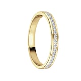 Mappin 
Webb 18 Carat Yellow Gold 0.50 Carat Brilliant Cut Channel Set Full Eternity Ring