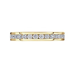 06505779 - 18 Carat Yellow Gold 1.50 Carat Brilliant Cut Channel Set Full Eternity Ring