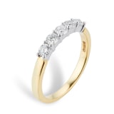 Goldsmiths 18ct Yellow Gold 0.50ct Brilliant Cut Goldsmiths Brightest Diamond Claw Set Ring