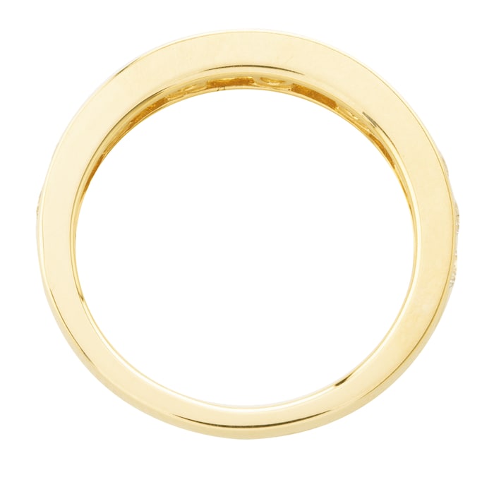 Goldsmiths 18ct Yellow Gold 1.00ct Diamond 13 Stone Eternity Ring