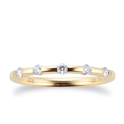 06506192 - 9ct Yellow Gold 0.15cttw Round Bezel Set Diamond