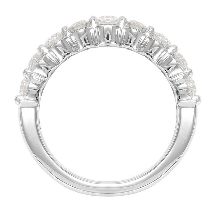 Mappin & Webb Platinum 1.00cttw Brilliant Cut Diamond Claw Set Eternity Ring
