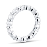 Mappin & Webb Platinum 4.95ct Diamond Full Eternity Ring - Ring Size O