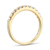 Goldsmiths 18ct Yellow Gold 0.30cttw Diamond Stacker Ring