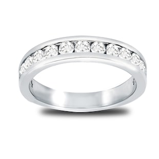 Goldsmiths Platinum 0.80cttw Diamond Channel Set Eternity Ring