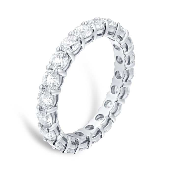 Mappin & Webb Platinum 2.50ct Diamond Full Eternity Ring