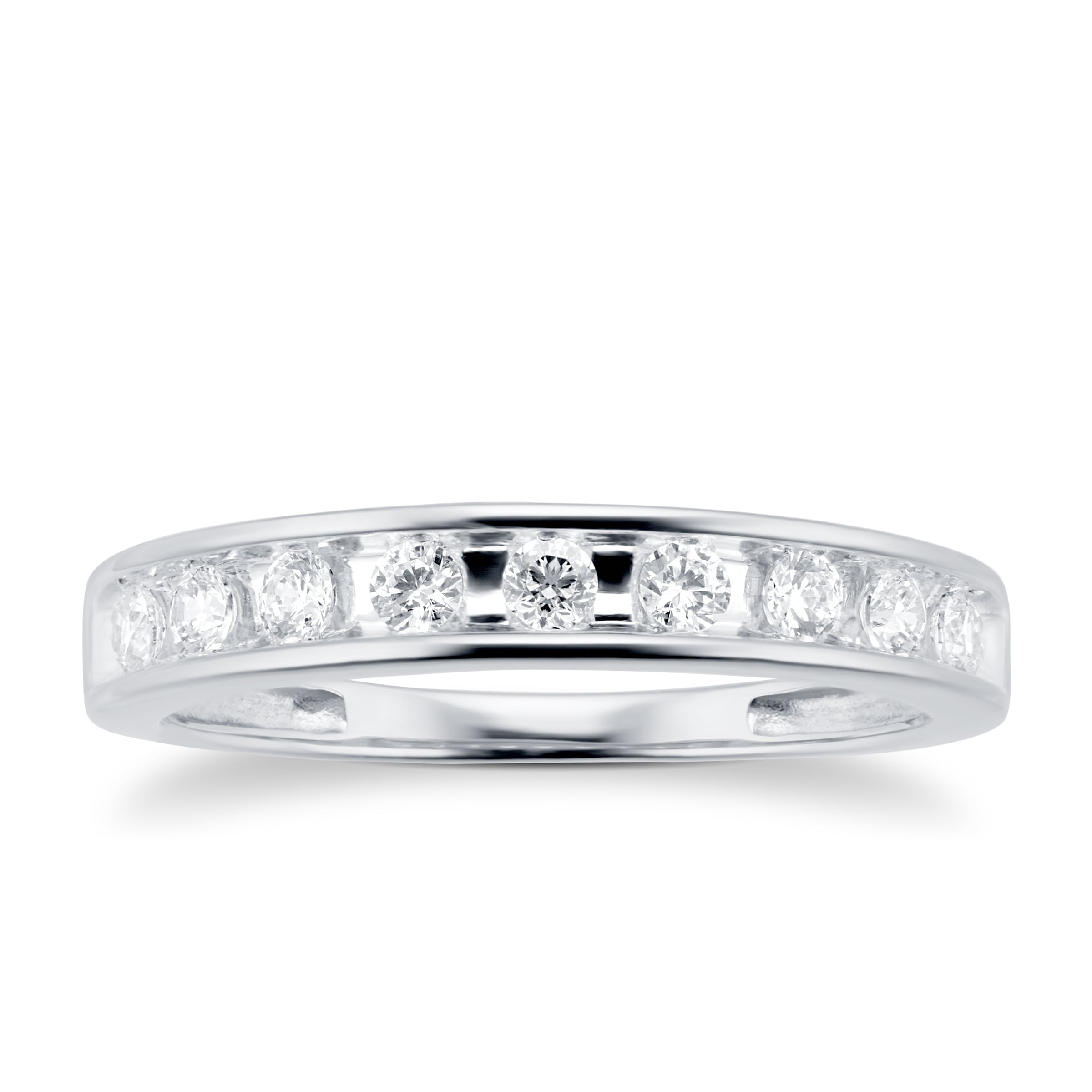18ct White Gold 0.30cttw Diamond Channel Set Eternity Ring