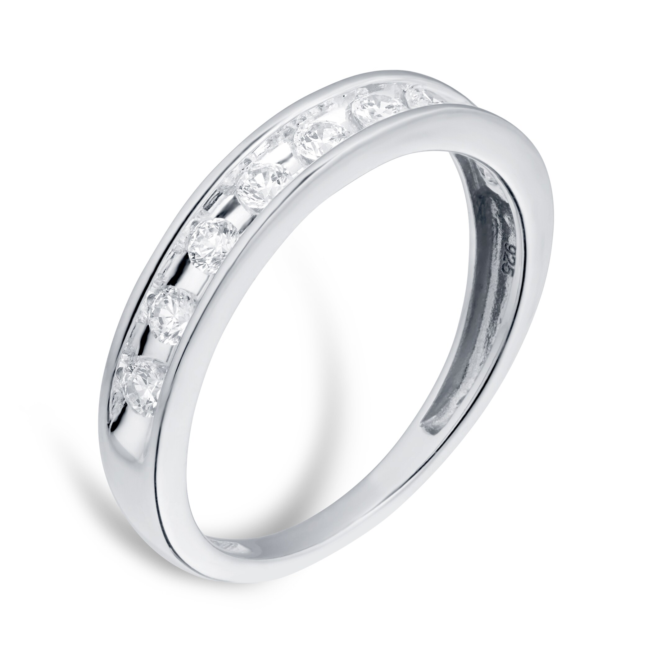 Goldsmiths 18ct White Gold 0.30cttw Diamond Channel Set Eternity Ring Goldsmiths 18ct White Gold 0.30cttw Diamond Channel Set Eternity Ring