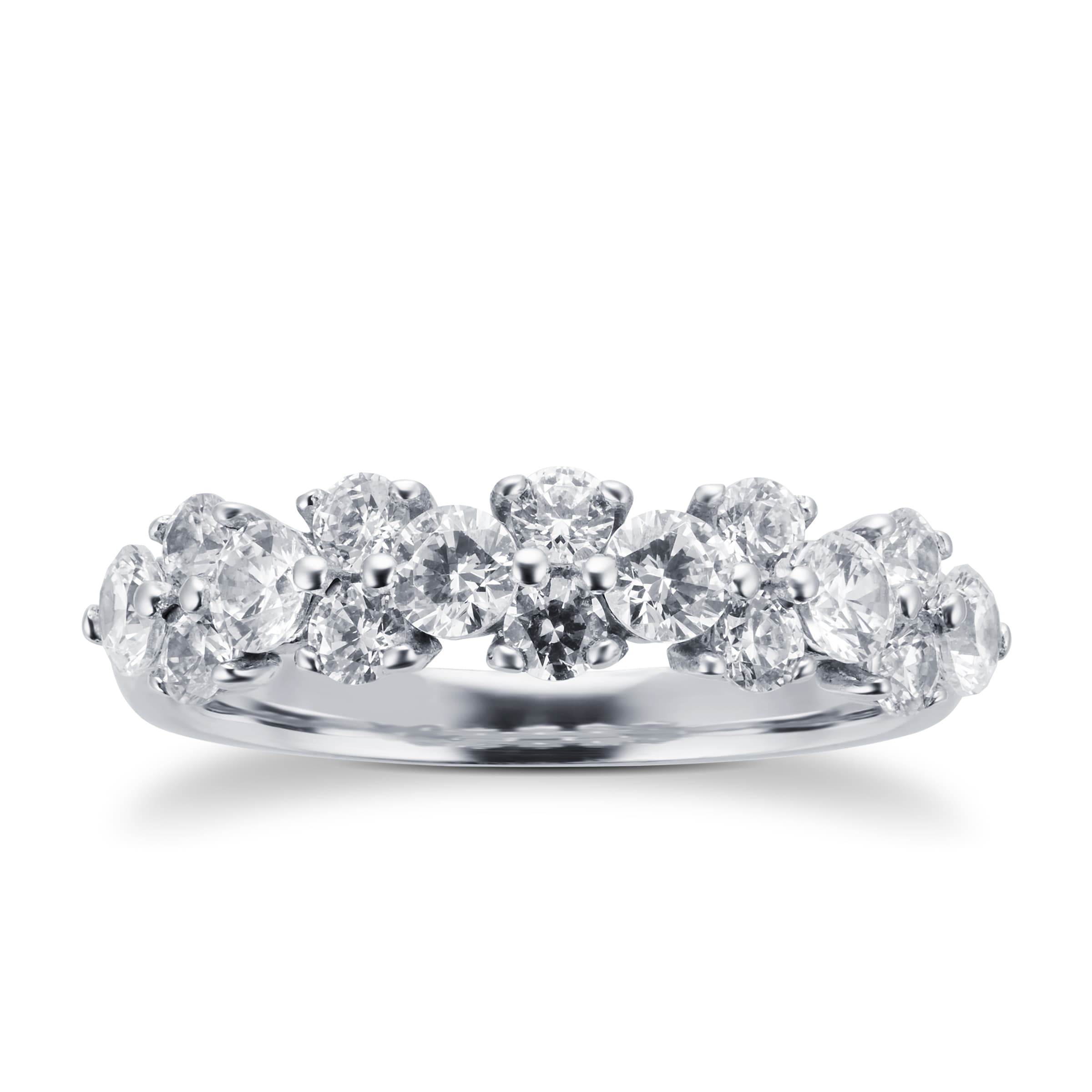 Cluster shop eternity ring