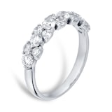 Mappin & Webb Platinum 1.00ct Flower Cluster Eternity Rings