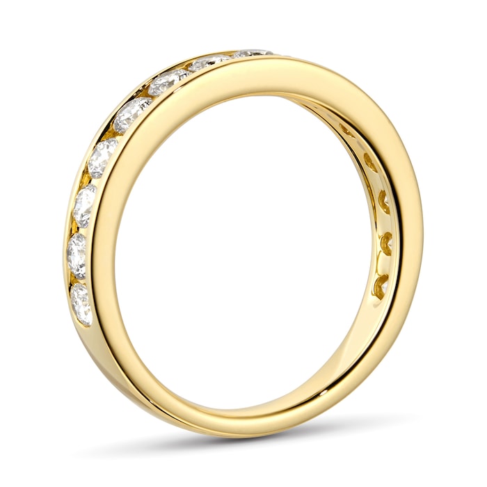 Mappin & Webb 18ct Yellow Gold 1.00ct Channel Set Eternity Ring