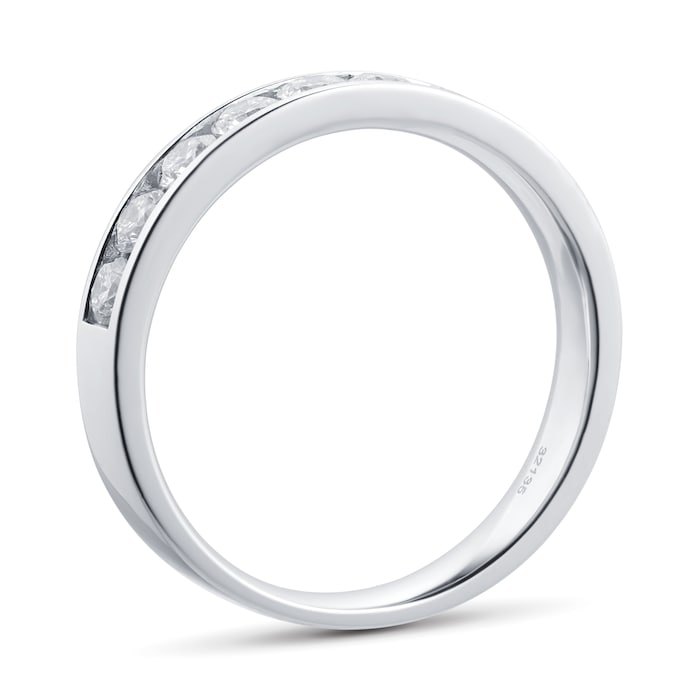 Goldsmiths 18ct White Gold 0.75ct Brilliant Cut Goldsmiths Brightest Diamond Eternity Ring