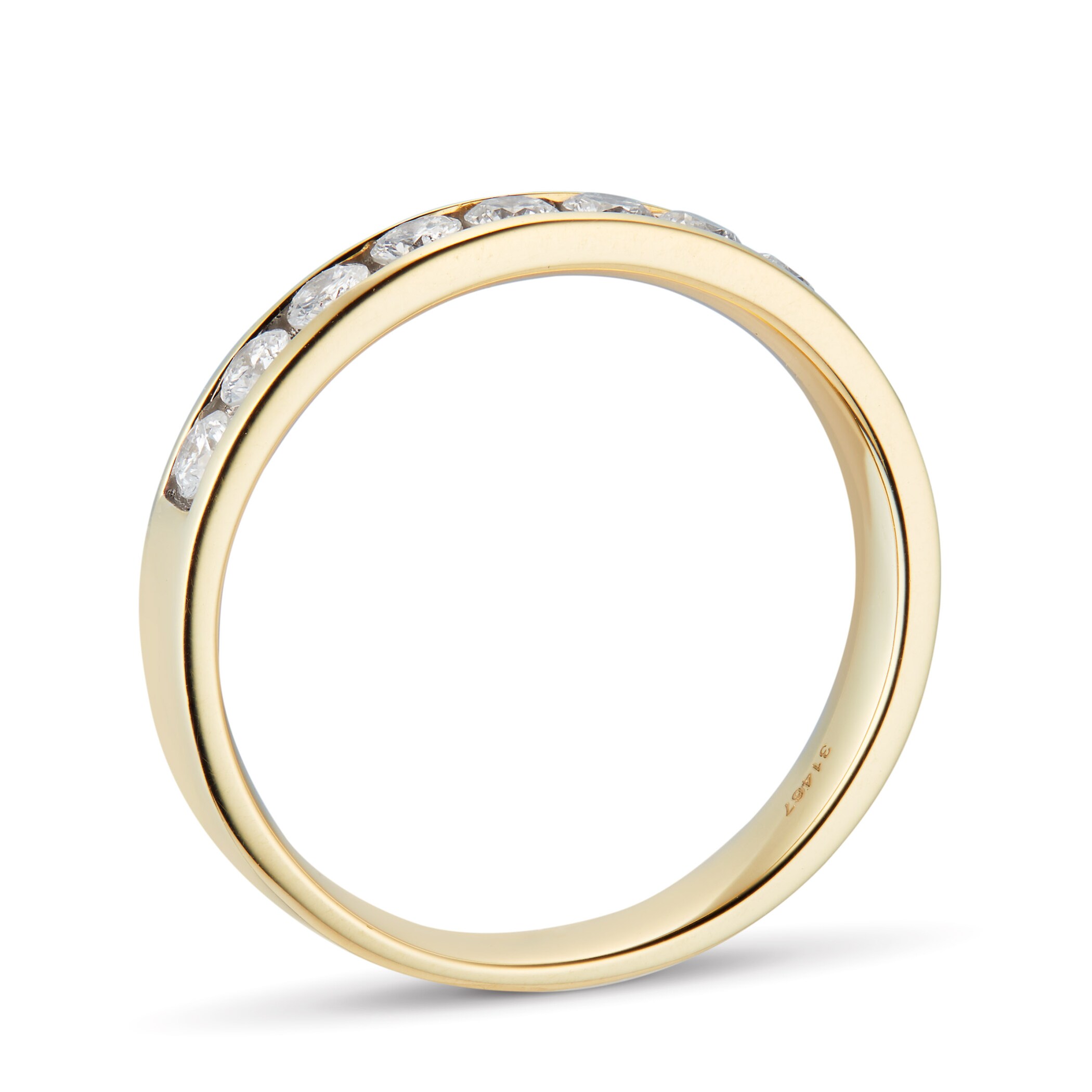 Goldsmiths 18ct Yellow Gold 0.50ct Brilliant Cut Diamond Eternity Ring - Ring size M Goldsmiths 18ct Yellow Gold 0.50ct Brilliant Cut Diamond Eternity Ring - Ring size M