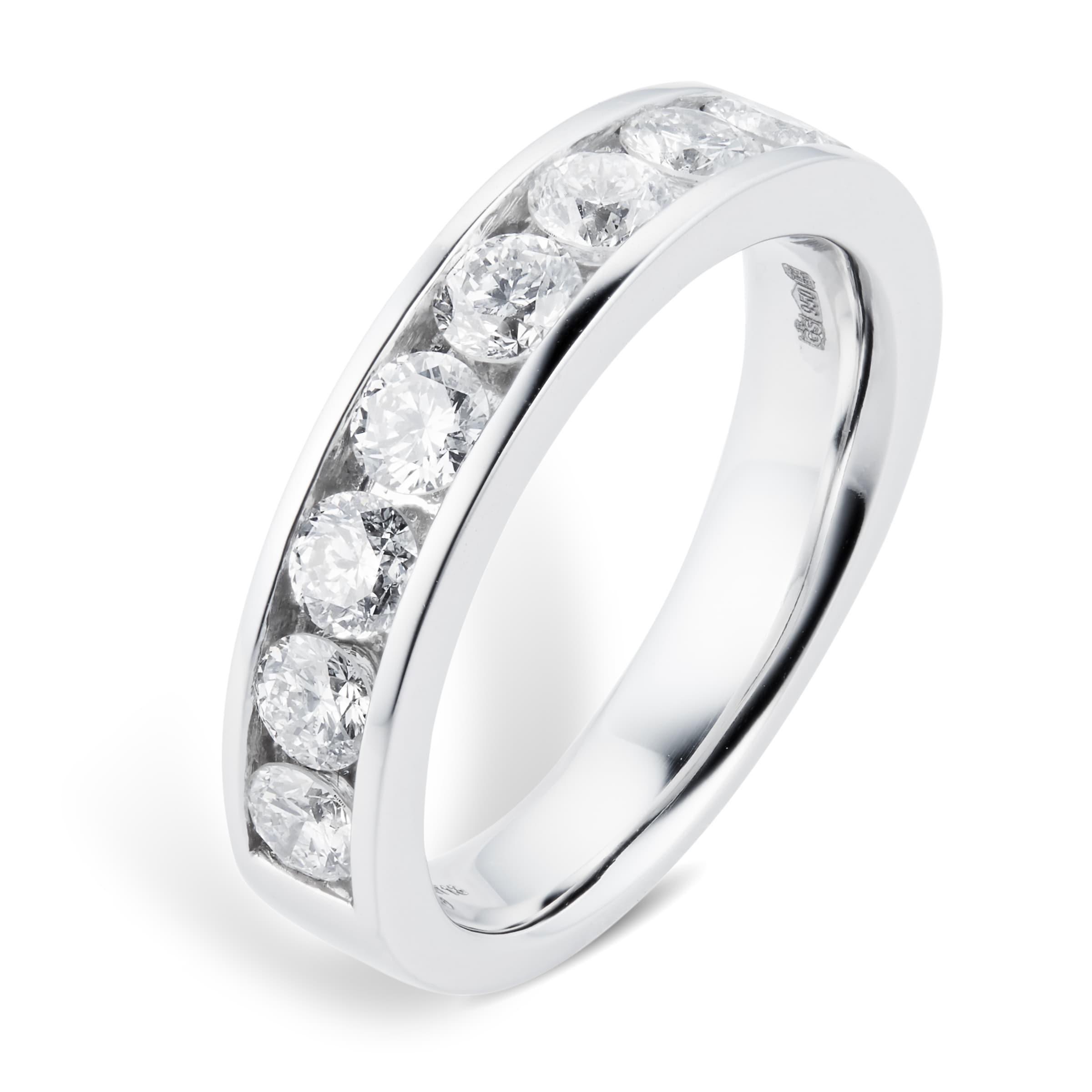 Eternity hot sale diamond rings