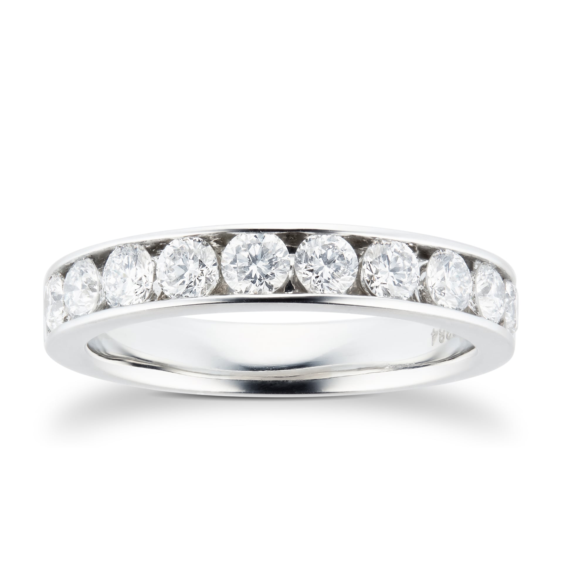 Goldsmiths Platinum 1.00ct Brilliant Cut Eternity Ring Goldsmiths Platinum 1.00ct Brilliant Cut Eternity Ring