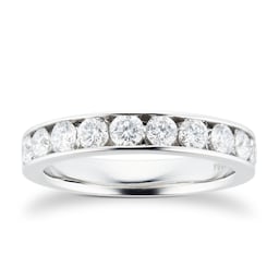 06506547 - Platinum 1.00ct Brilliant Cut Goldsmiths Brightest Diamond Eternity Ring