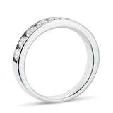 Goldsmiths Platinum 1.00ct Brilliant Cut Goldsmiths Brightest Diamond Eternity Ring - Ring Size I